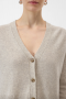 Closed V neck cardigan beige melange 