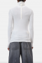 Closed High neck long sleeve White 