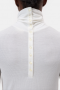 Closed High neck long sleeve White 
