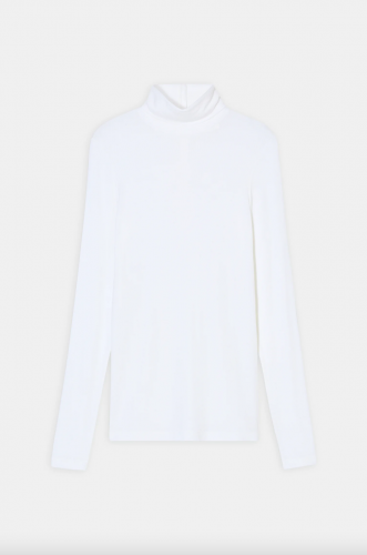 Closed High neck long sleeve White 