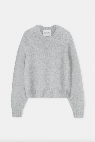 Closed Crew neck long sleeve light grey melange 