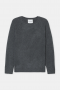 Closed Raglan jumper dark grey melange  