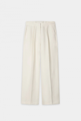 Luisa Cerano Wideleg-pants Cream 