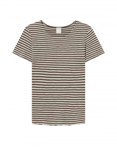 By Basics T-shirt Raw white/ Earth melange 