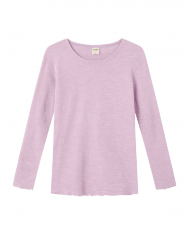 By Basics Shirt violet ice melange 