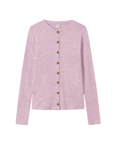 By Basics Cardigan violet ice melange 