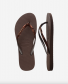 Havaianas Slim glitter Dark brown 