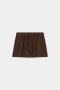 Closed Elasticated shorts Maple brown 