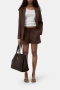Closed Elasticated shorts Maple brown 