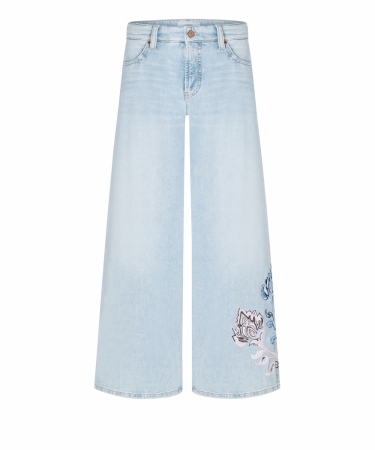 Cambio Palazzo cropped Cross superbleached 
