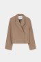 Closed Cropped blazer Hazel beige 