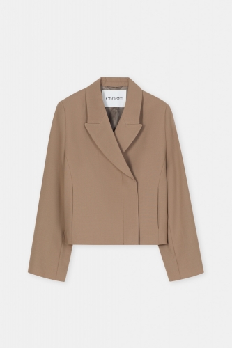 Closed Cropped blazer Hazel beige 