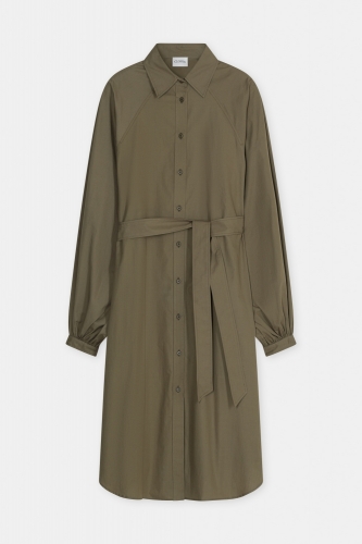 Closed Raglan dress Cypress green 