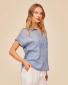 Bella Dahl Short sleeve botton down  denim 