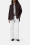Closed Oversize shacket Mahagony brown 