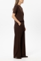 Luisa Cerano Wideleg-pants Marone 