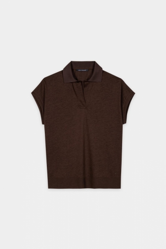 Luisa Cerano Poloshirt Marone 