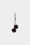 Luisa Cerano Pompon hanger Marone 