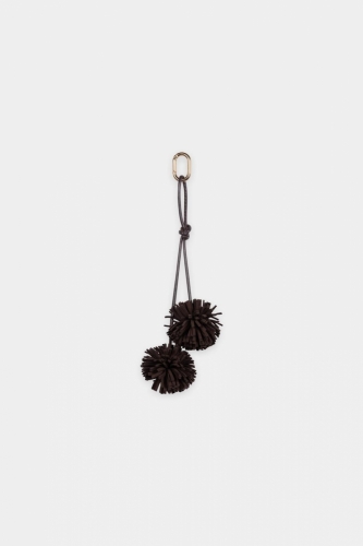 Luisa Cerano Pompon hanger Marone 