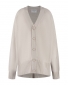 Deblon Florence boyfriend cardigan Grége Melange  