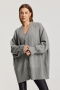 Deblon Florence boyfriend cardigan Grége Melange  