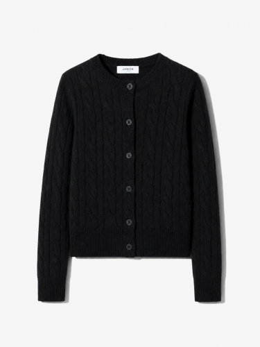 Janice Claude Cashmere Vest Zwart 