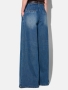Janice Dollar Wide Leg Jeans blauw 
