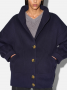 Janice Seth Cashmere Jas Donker Blauw 