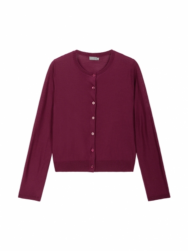 No Man's Land Cardigan Cherry 