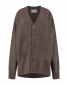 Deblon Florence boyfriend cardigan Cacao Melange 