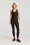 Deblon Classic leggings high waistband Pied de poule dusk brown 