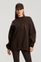 Deblon Philaine sweater Dusk Brown 