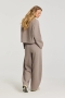 Deblon Jayden wide leg jogger Brown melange 