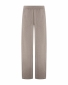 Deblon Jayden wide leg jogger Brown melange 