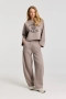 Deblon Jayden wide leg jogger Brown melange 