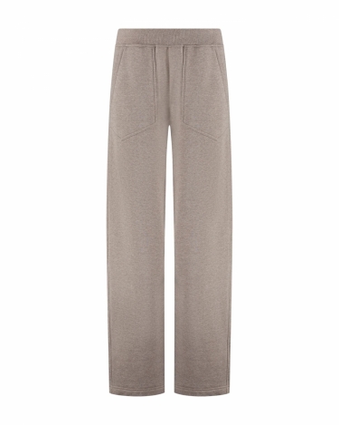 Deblon Jayden wide leg jogger Brown melange 
