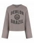 Deblon Aymee sweater Brown melange 