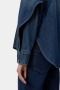 Closed Overlay detail shirt Dark blue 