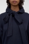 Closed Bow tie hoodie  Dark night 