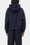 Closed Bow tie hoodie  Dark night 