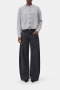 Closed Crew neck cardigan light grey melange 