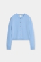 Closed Crew neck cardigan long sleeve Powder blue 