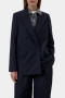 Closed Fitted doublebreasted blazer Dark night 