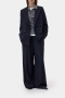 Closed Fitted doublebreasted blazer Dark night 