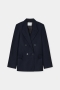 Closed Fitted doublebreasted blazer Dark night 