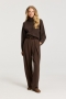 Deblon Lux Cropped Turtleneck Cacao Melange 