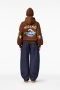Goldbergh Tobu hooded sweater Deep mocha 