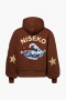 Goldbergh Tobu hooded sweater Deep mocha 
