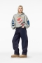 Goldbergh Tobu hooded sweater Grey melange 